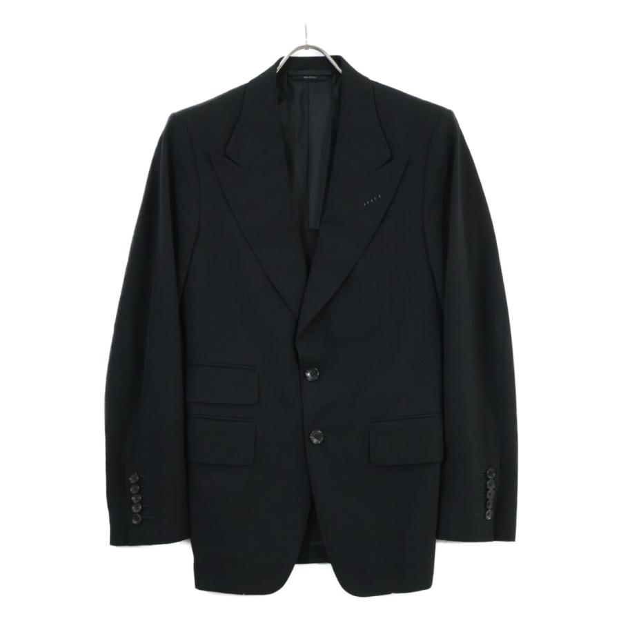 トムフォード 【美品】25SL4Z 922R72 ウール ピークドラペル 2Bシングル 44C 美品 TOM FORD トムフォード 25SL4Z 922R72 ウール ピークドラペル 2B