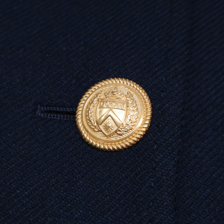 GUCCI（グッチ） 美品/国内正規 711013 カシミヤ100％ 金ボタン ダブル 