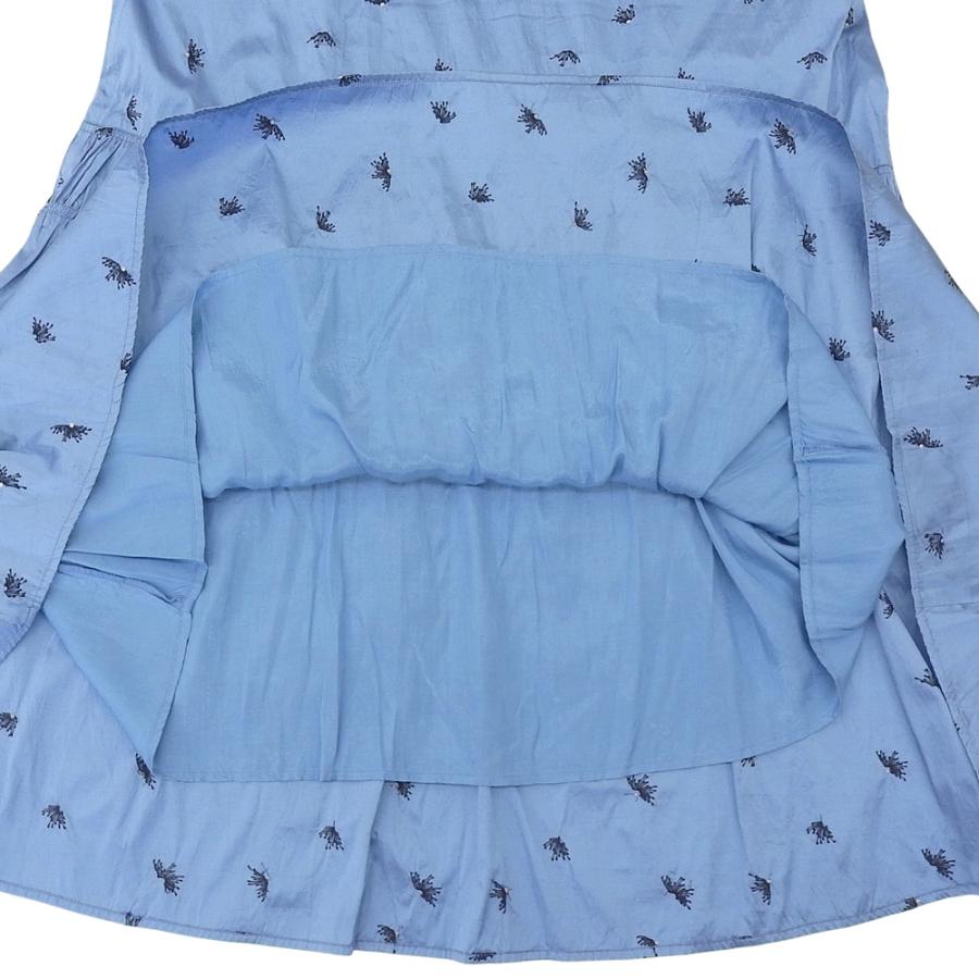 ヌキテパ★Poly Dupion Beej Embroidery キャミワンピ 美品 NE QUITTEZ PAS ヌキテパ Poly Dupion Beej Embroidery Cami
