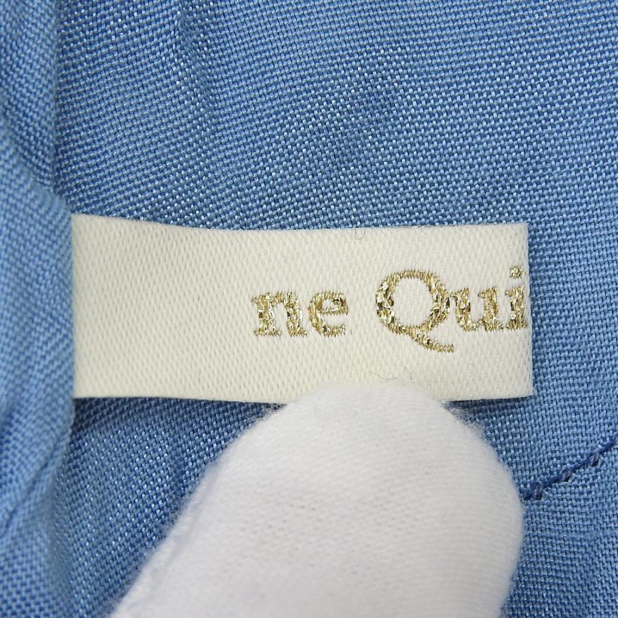 美品 NE QUITTEZ PAS ヌキテパ Poly Dupion Beej Embroidery Cami