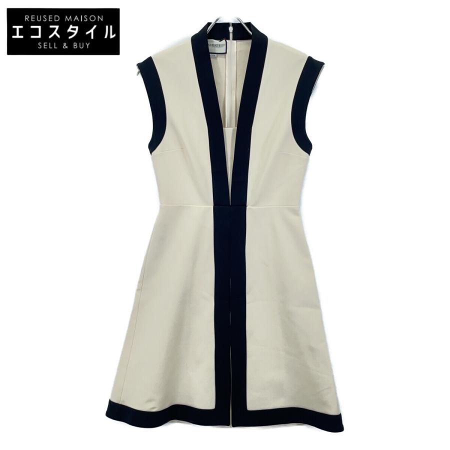 GUCCI（グッチ） 515533 ホワイト GGベルト ジャージーノースリーブ