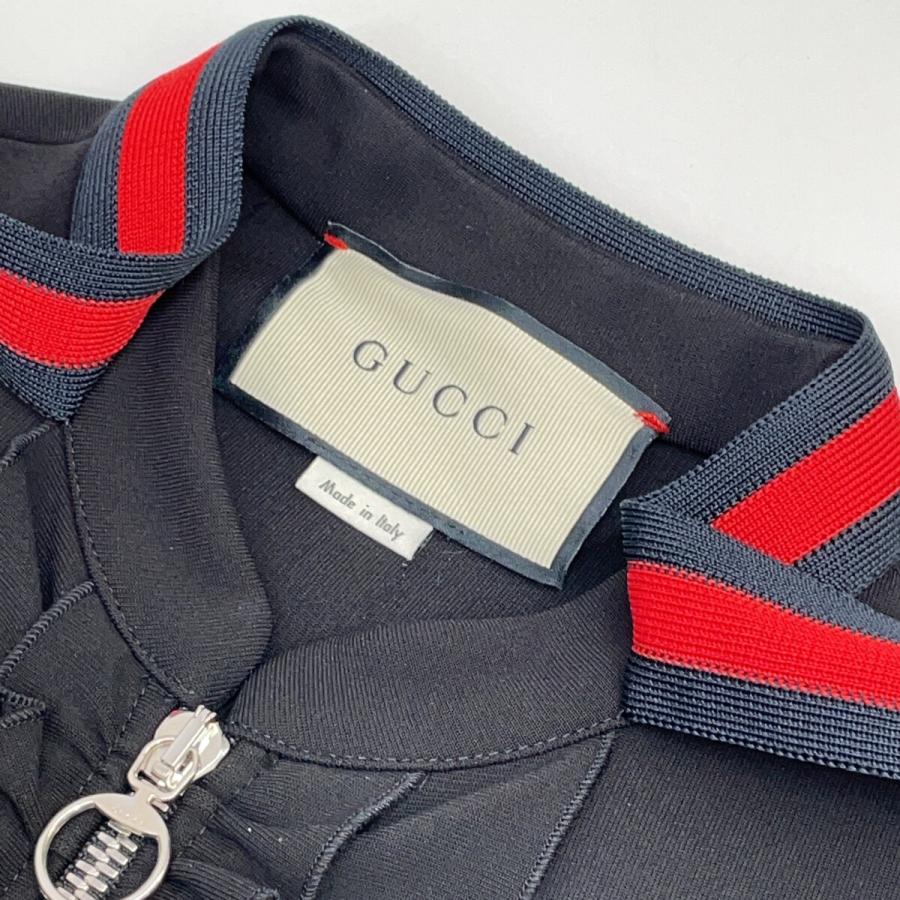 GUCCI（グッチ） 457032 ブラック フロントZIP シェリーボウタイ 