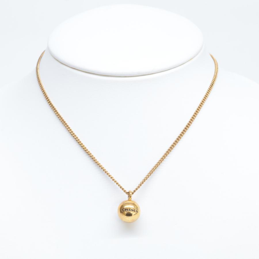 CHANEL（シャネル） 98P ロゴボール ネックレス イエローゴールド