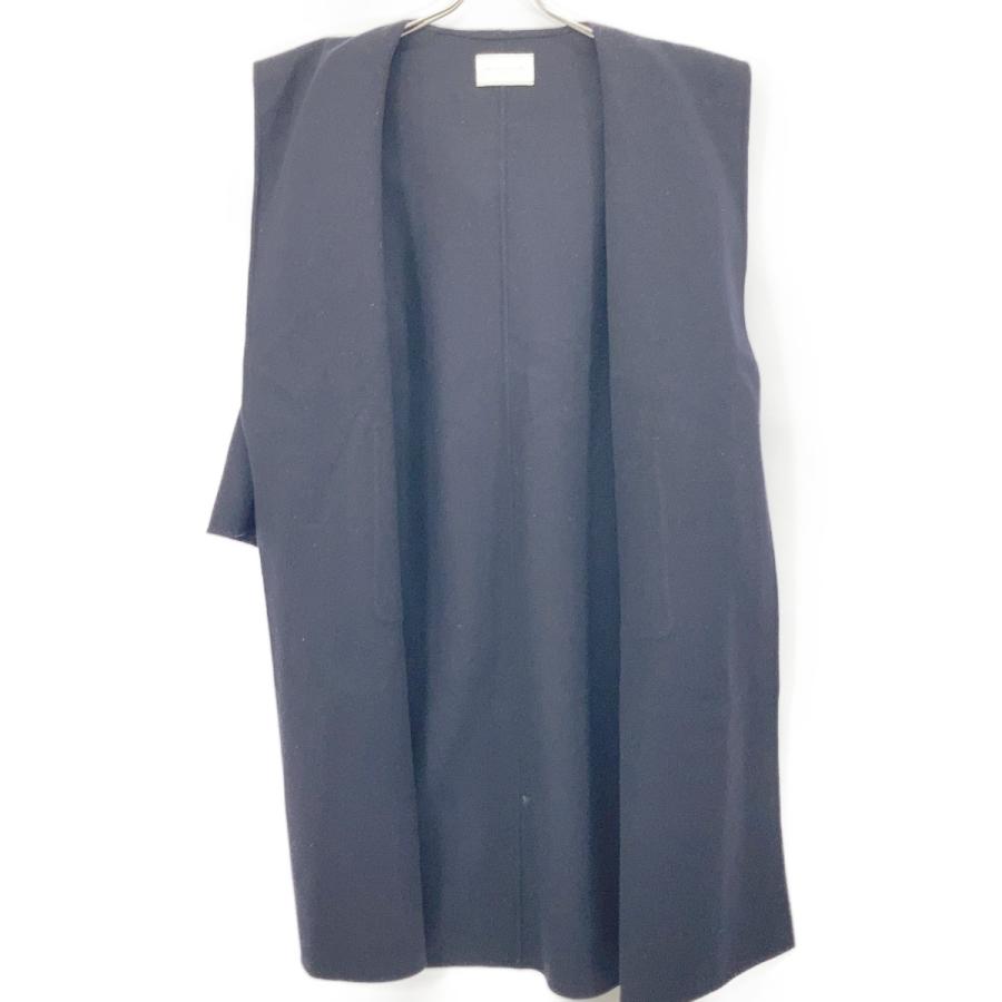 UNITED ARROWS ユナイテッドアローズ 1525-234-4716 ネイビー ウールリバー フードコート ネイビー 38 コート ウール レディース 中古_3