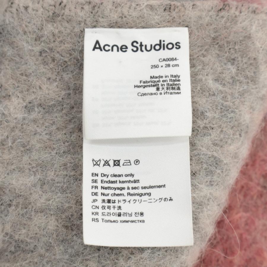 ACNE STUDIOS アクネ ストゥディオズ チェック ウール フリンジ