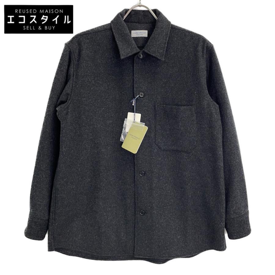 JOHN SMEDLEY ジョンスメドレー L0348FJM226 チャコール ウール