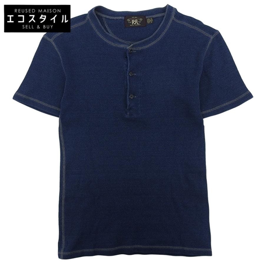 RRL ダブルアールエル ヘンリーネックワッフルTシャツ トップス メンズ