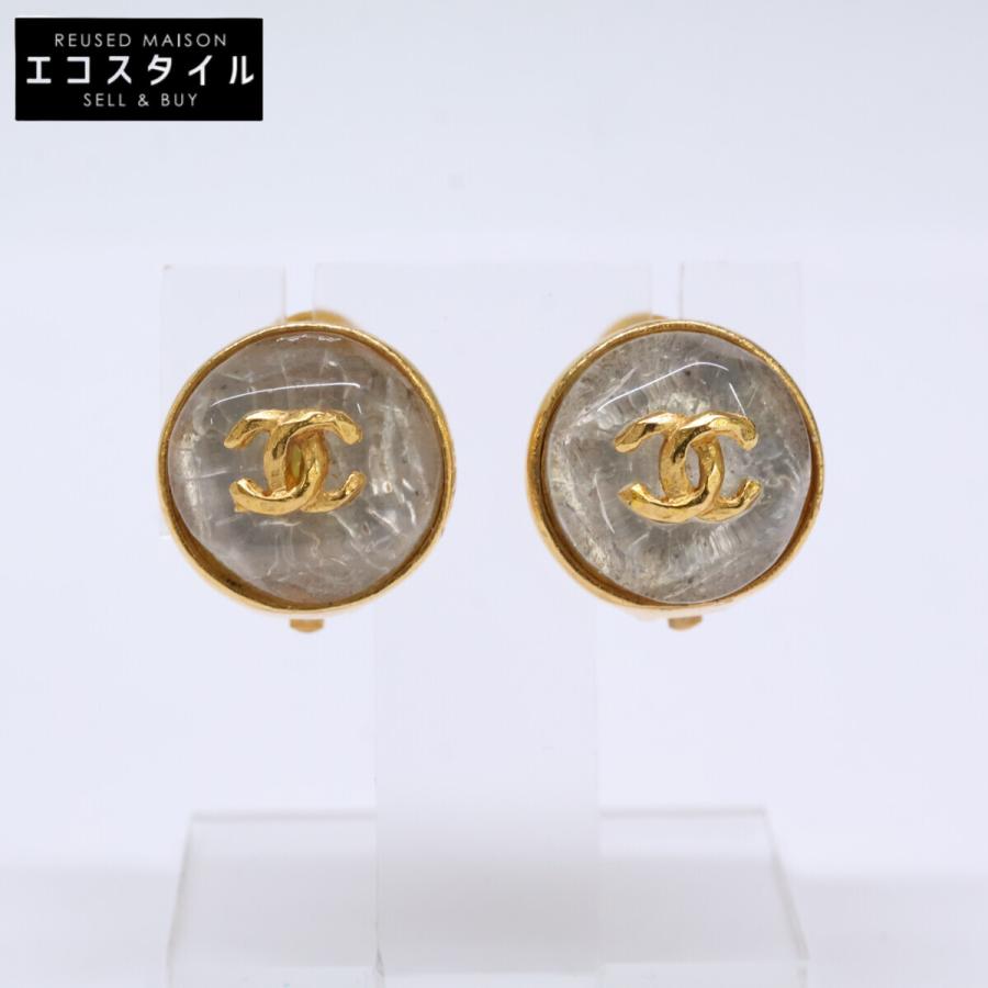 CHANEL（シャネル） 美品 99P GP ココマーク ラウンド イヤリング 