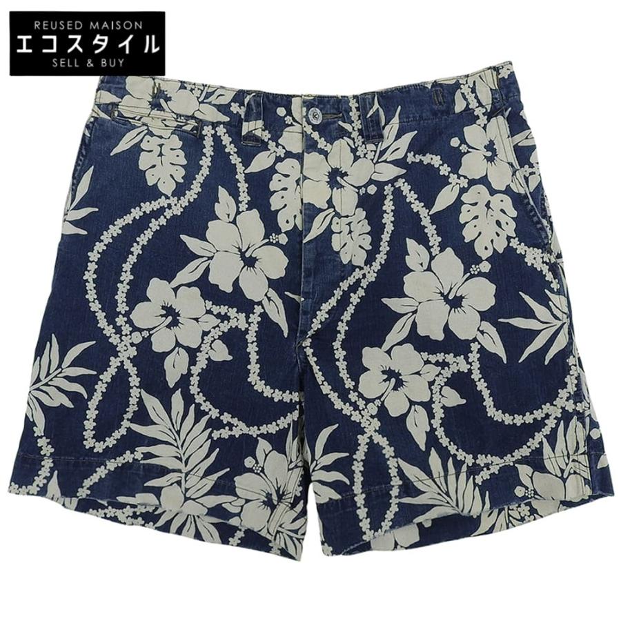 RRL ダブルアールエル インディゴ染め コットンツイル トロピカル