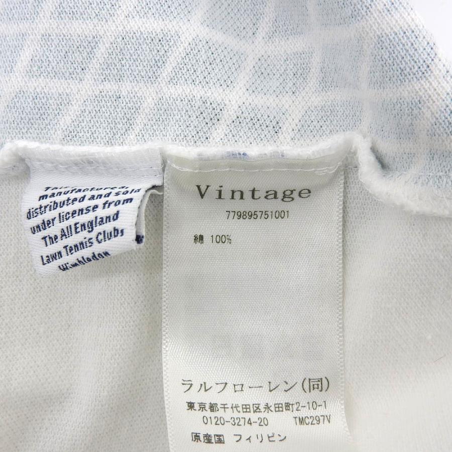 POLO Ralphlauren ポロラルフローレン コットン Wumbledon Canmpionships 2016 グラフィック ポロシャツ メンズ ホワイト M 779895751001_4