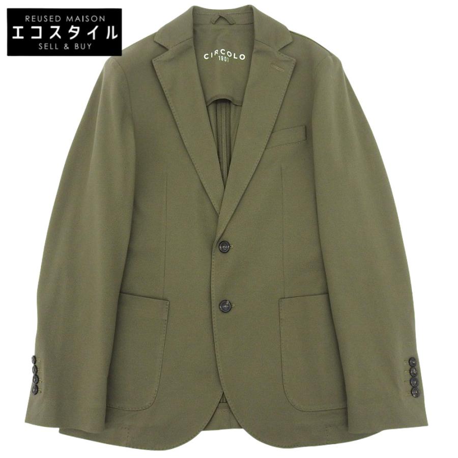 CIRCOLO 1901 チルコロ1901 サマージャージー 2B テーラードジャケット