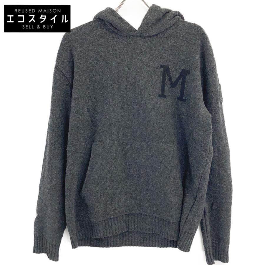 新品未使用♪国内正規モンクレール カシミヤ混 ワッペン付 セーター定価13万円 MONCLER（モンクレール） 23年製 ウールカシミヤ GIROCOLLO CON