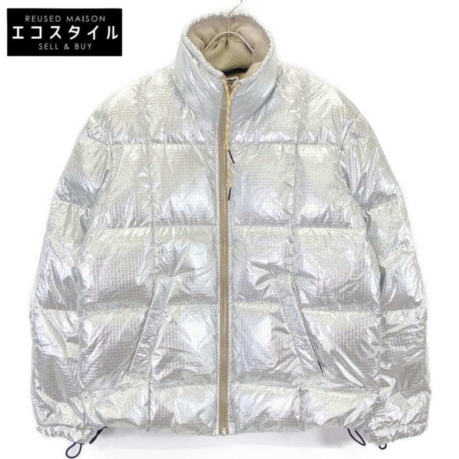 DIESEL（ディーゼル） A03145 シルバー 襟切り替え ジップアップ