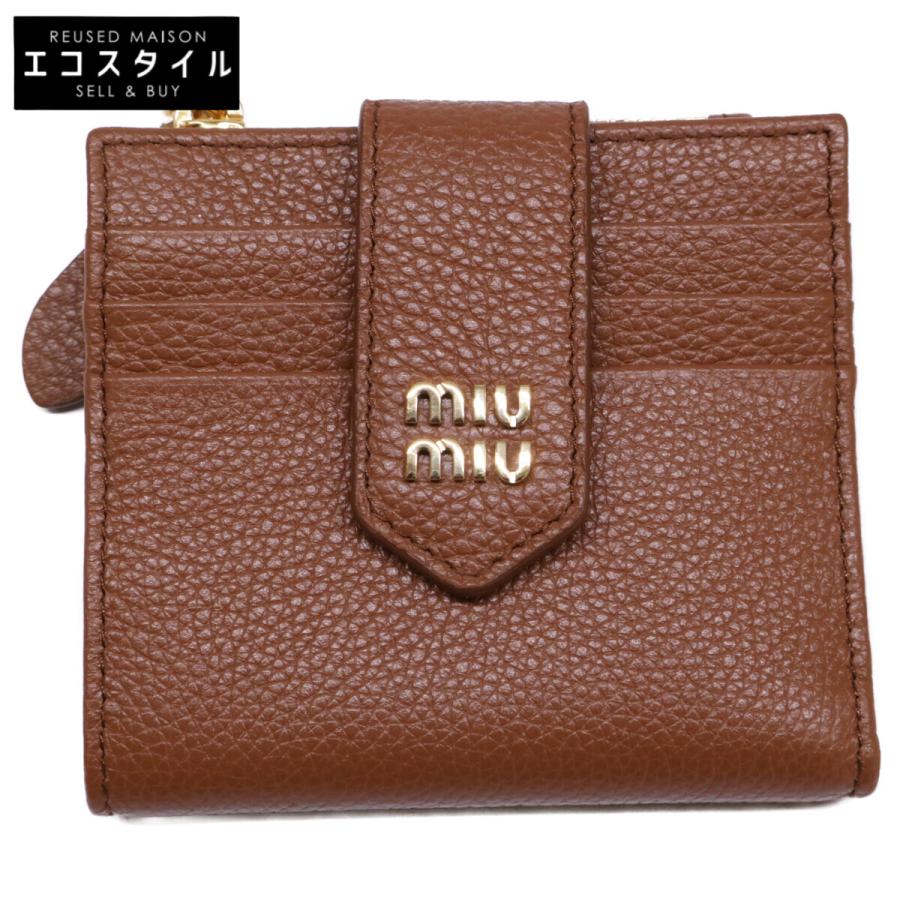 miu miu（ミュウミュウ） 新品同様 5ML047 ADT7 F0046 RFIDタグ カーフ