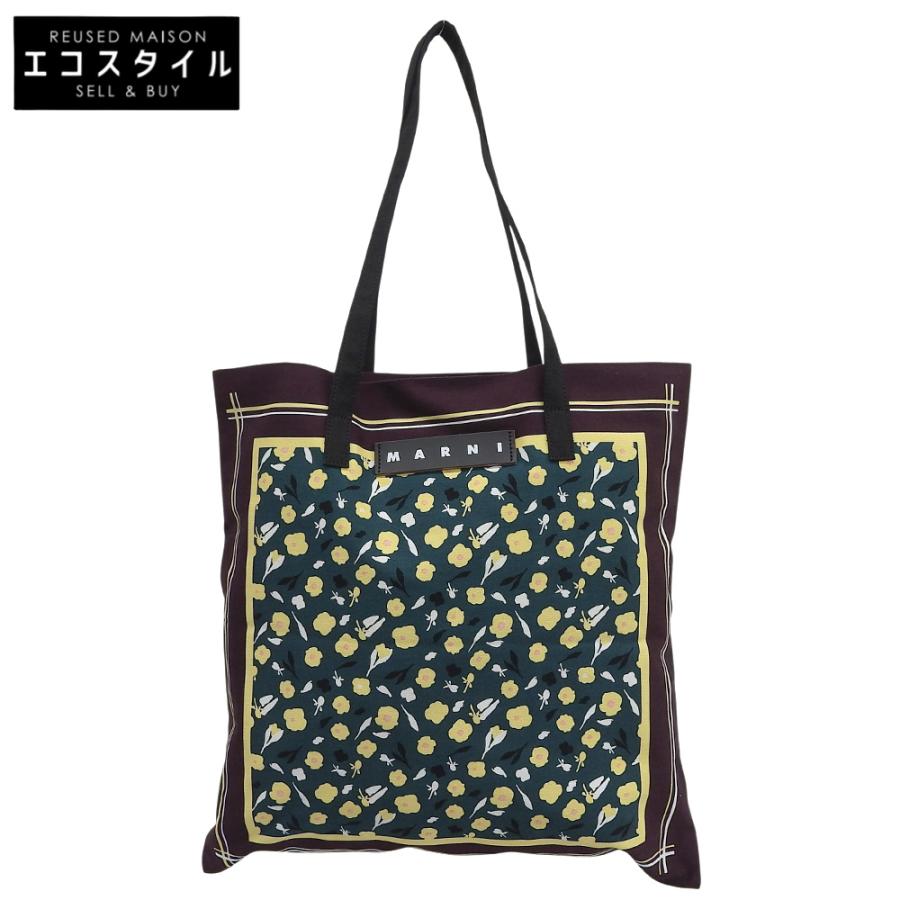 MARNI（マルニ） 美品 FLOWER CAFE キャンバス 花柄 バンダナトート