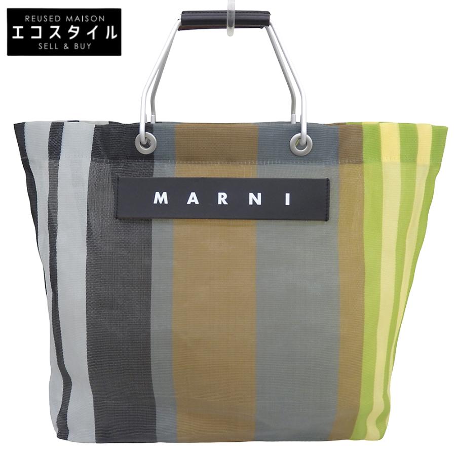 MARNI（マルニ） マーケットストライプバッグ トートバッグ レディース