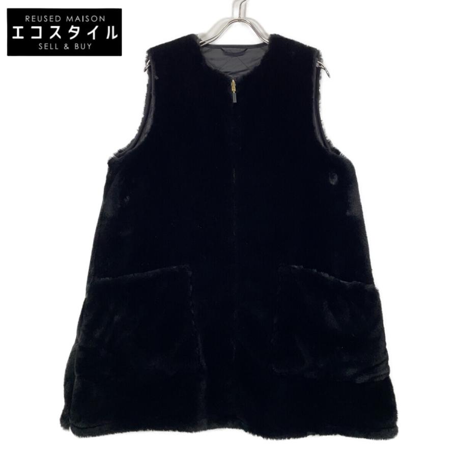 BEAMS BOY ブラック キルティングベスト　ライナーベスト Barbour バブアー 【BEAMS BOY別注】2102334 ブラック リバーシブル