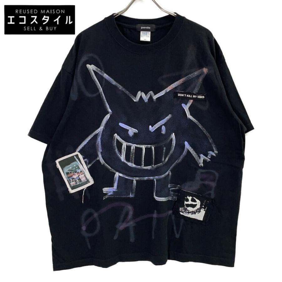 guernika ゲルニカ ×ポケモン ブラック コットン スプレープリント