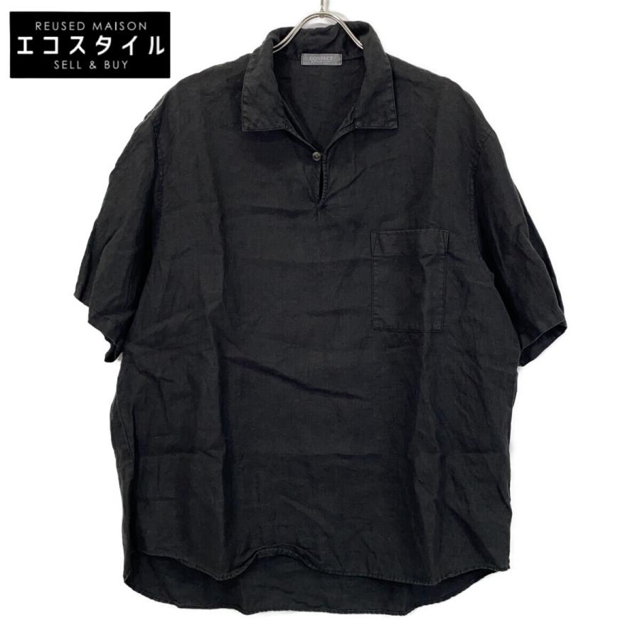 CONFECT コンフェクト 02232-0054 グレー リネンスキッパーショート