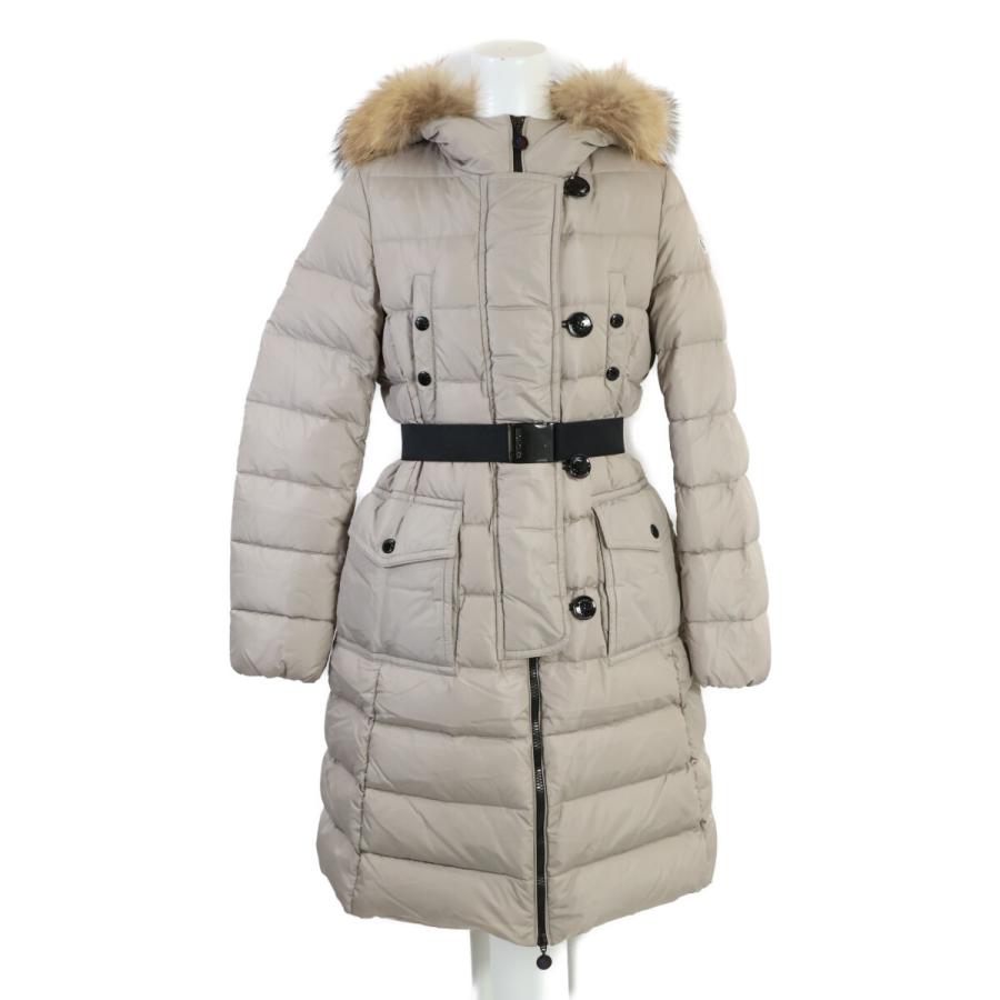 MONCLER（モンクレール） 美品/ GENEVRIER ジェノブリエ ベルト/ファー 