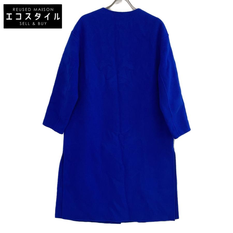 LE PHIL ル フィル 534-9252001 ブルー ウール100 ストール付きダブル