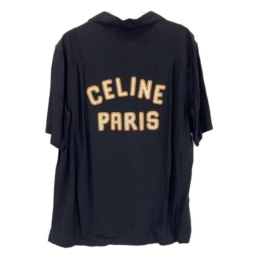 CELINE（セリーヌ） 2C84A852C ブラック バックロゴ半袖シャツ