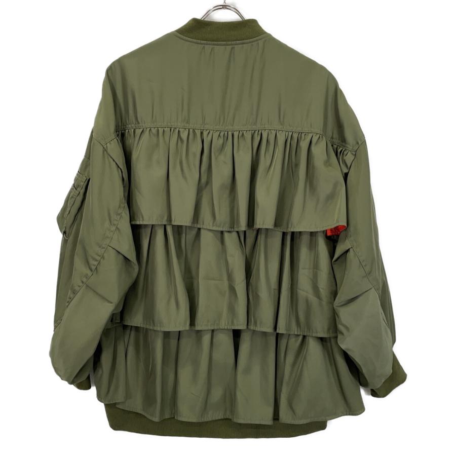 RISLEY リズレー R2201-BJK199 カーキ フリル付きボンバージャケット 