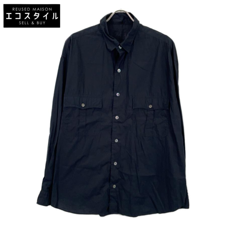 PORTER CLASSIC（ポータークラシック） BLACK ROLL UP SHIRT ALUMO
