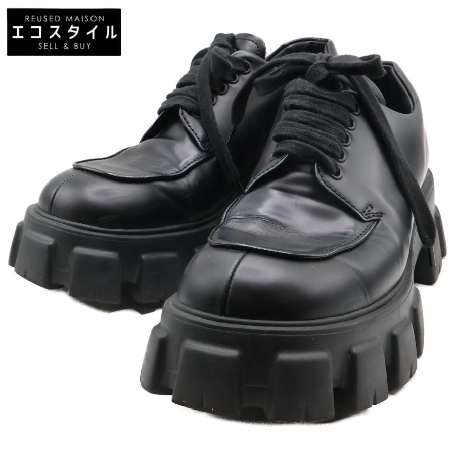 PRADA（プラダ） 2EE356 モノリス プラットフォームダービーシューズ 7