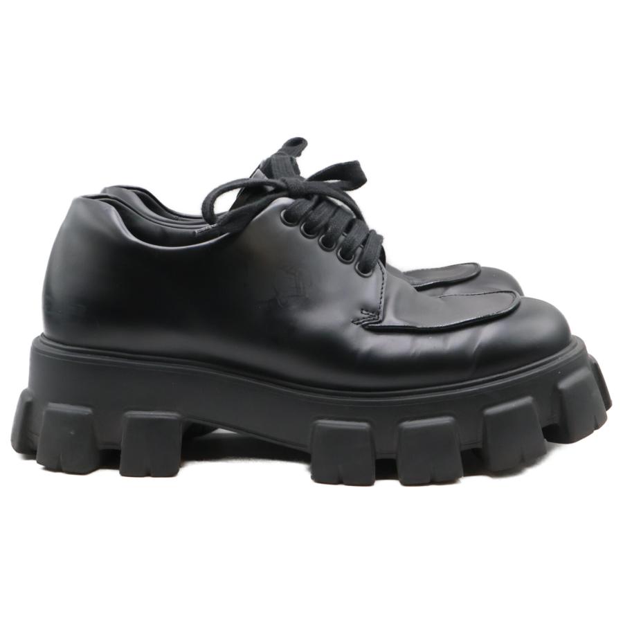 PRADA（プラダ） 2EE356 モノリス プラットフォームダービーシューズ 7