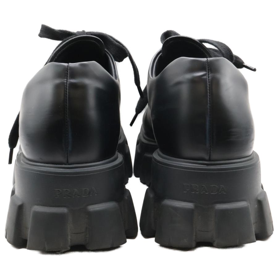 PRADA（プラダ） 2EE356 モノリス プラットフォームダービーシューズ 7