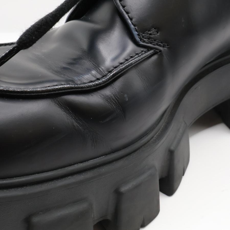 PRADA（プラダ） 2EE356 モノリス プラットフォームダービーシューズ 7