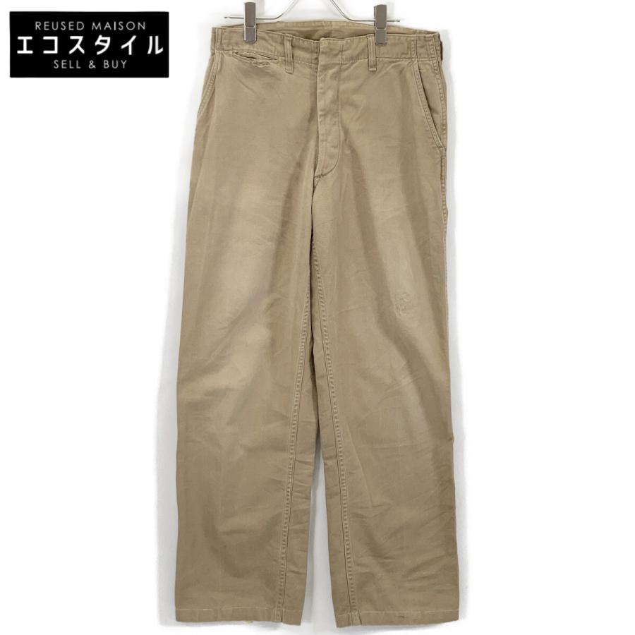 US NAVY ユーエスネイビー 50's ベージュ chino trousers マリンコープ