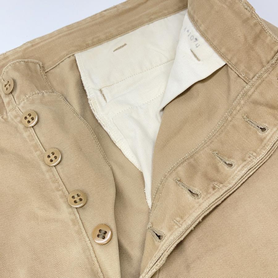 U.S NAVY US ユーエスネイビー 50's ベージュ chino trousers マリン