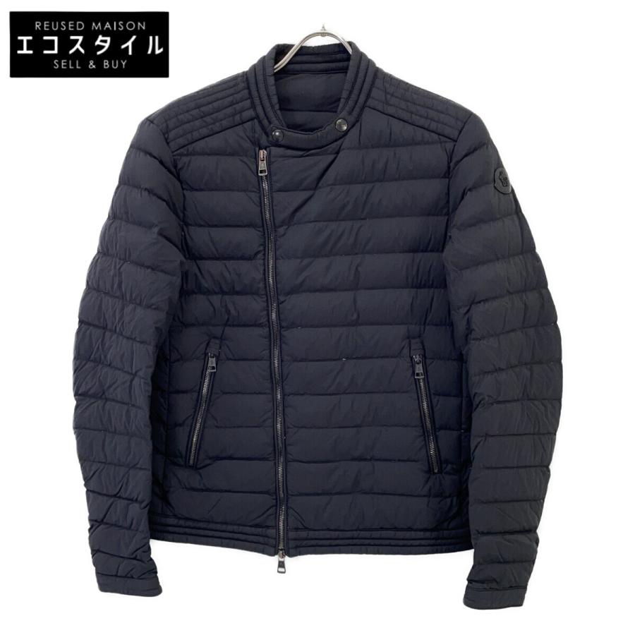 MONCLER（モンクレール） 16年製 ブラック BRANSON ライダースダウン 