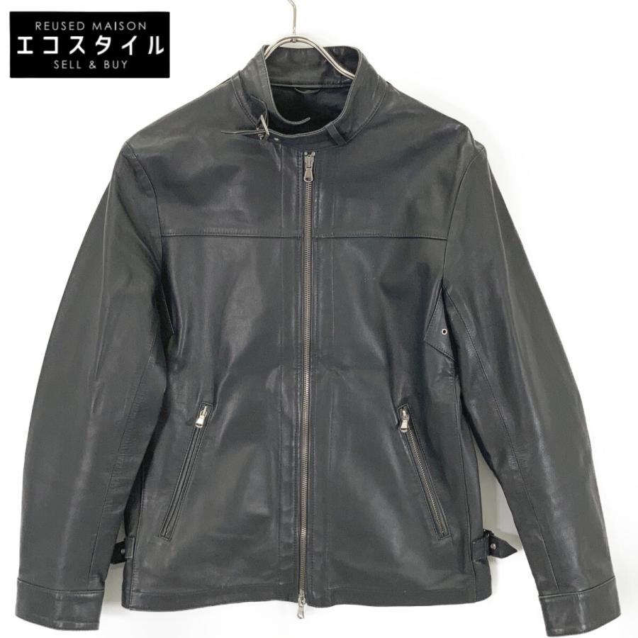 Cinquanta チンクアンタ 5623 ブラック 羊革 ラムレザー シングル