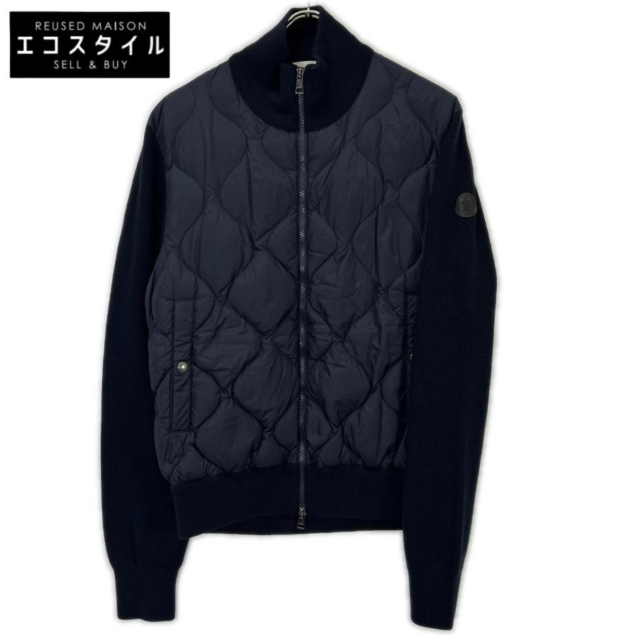 MAGLIONE TRICOT CARDIGAN ネイビー ダウンジャケット MONCLER（モンクレール） ネイビー MAGLIONE TRICOT CARDIGAN ニット