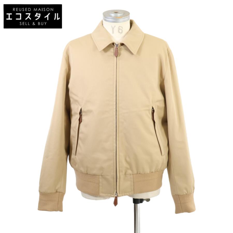 【極美品】バーバリーロンドン　ジップブルゾン　ベージュ　ノバチェック　L BURBERRY LONDON(バーバリーロンドン) Nova Check Nylon Zip Up Jacket