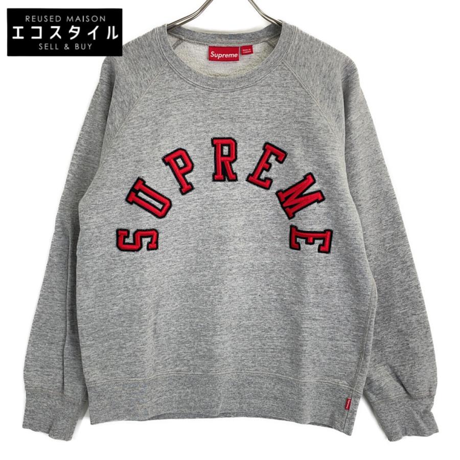 Supreme（シュプリーム） グレー Arc Logo Crewneck アーチロゴ