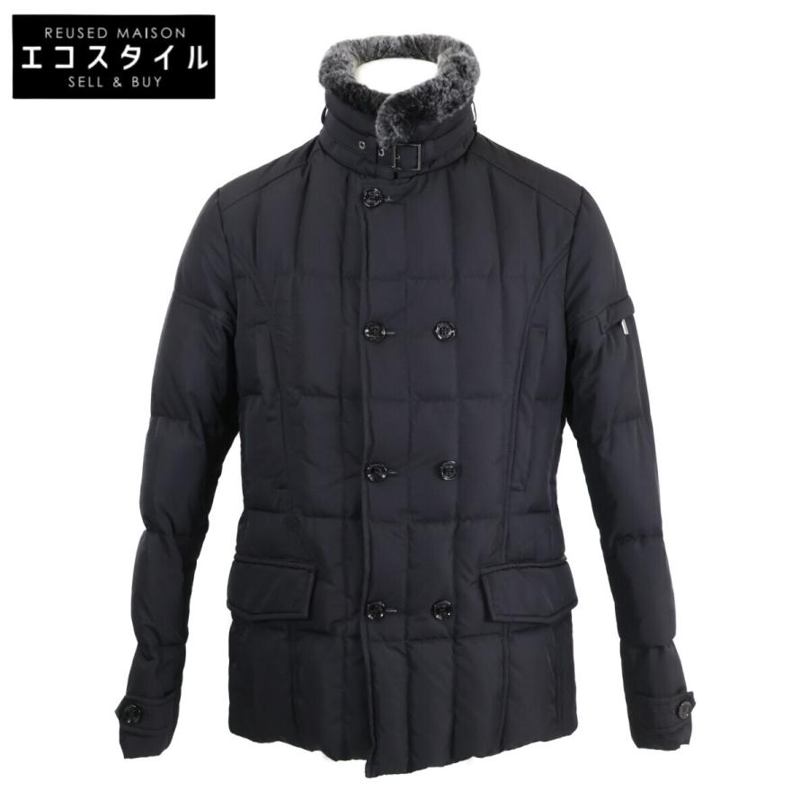 MOORER ムーレー SIRO-KM ラビットファーカラー付 ダウンジャケット 48 MOORER ムーレー SIRO-KM ラビットファーカラー付 ダウンジャケット 48
