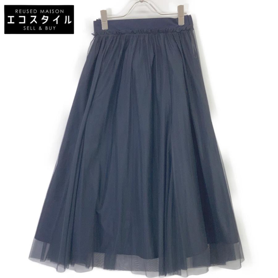新品未使用タグ付　ブルーレーベルクレストブリッジ　チュールスカート5way BLUE LABEL CRESTBRIDGE 一部店舗限定 24年製 ネイビー 5WAYチュール