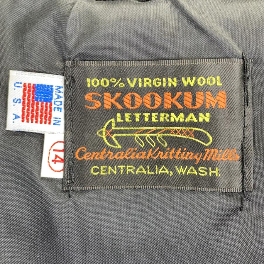 SKOOKUM レザージャケット　ウールジャケット　USA製 SKOOKUM（スクーカム）の「SKOOKUM / スクーカム 別注 レザー