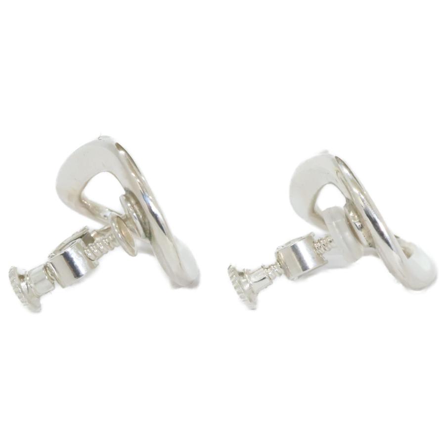 ド*ぇ様 Blanc iris ピアス　ブランイリス 美品 Blanc Iris ブランイリス PC22-040-SV00-E SILVER OBLONGUE