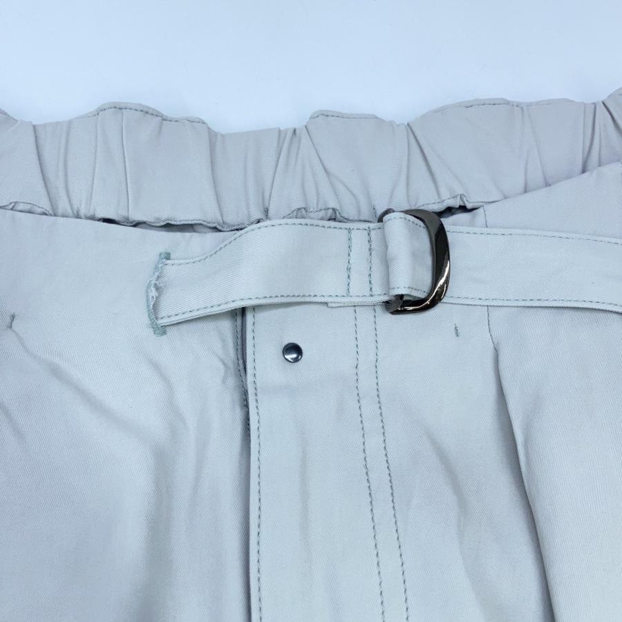 ANCELLM アンセルム 26SS ANC-PT106 ミント VISCOSE BELT-LESS TROUSERS ミント 2 ボトムス レーヨン メンズ 中古_5