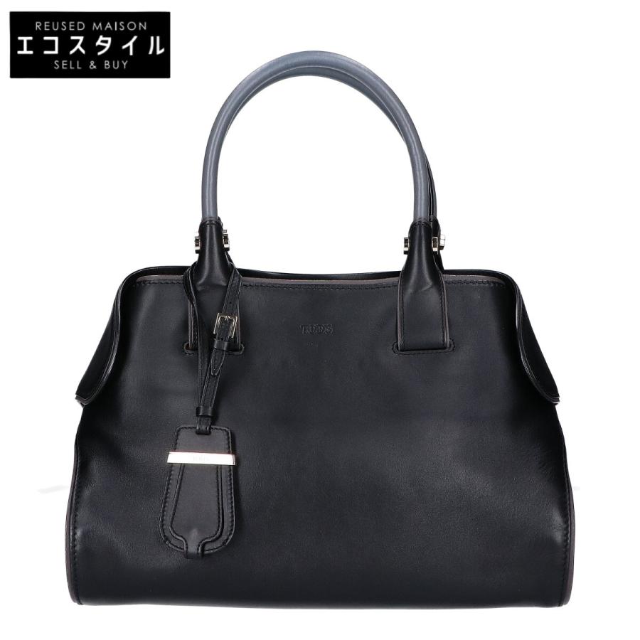 美品 TOD'S トッズ CAPE ケープ エンボスロゴ レザー トートバッグ