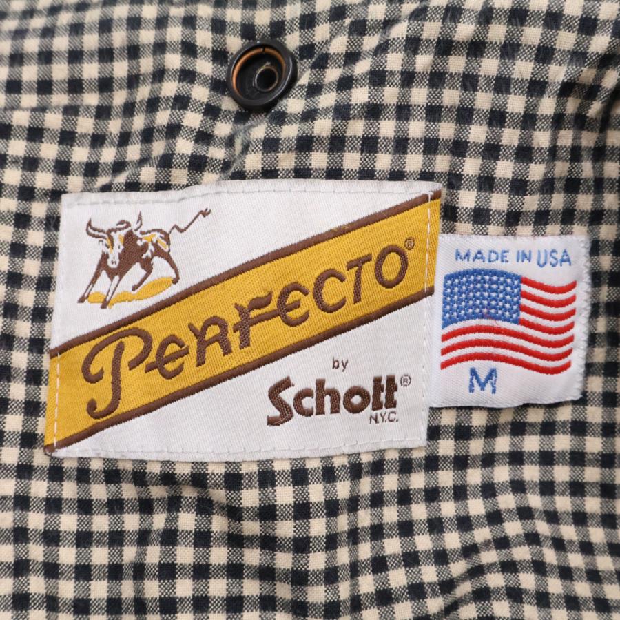 【米国製】schott ダブルライダース 40 白色 バイクタグ Schott N.Y.C（ショット） 美品/国内正規 SCHOTT No.7575 USA製