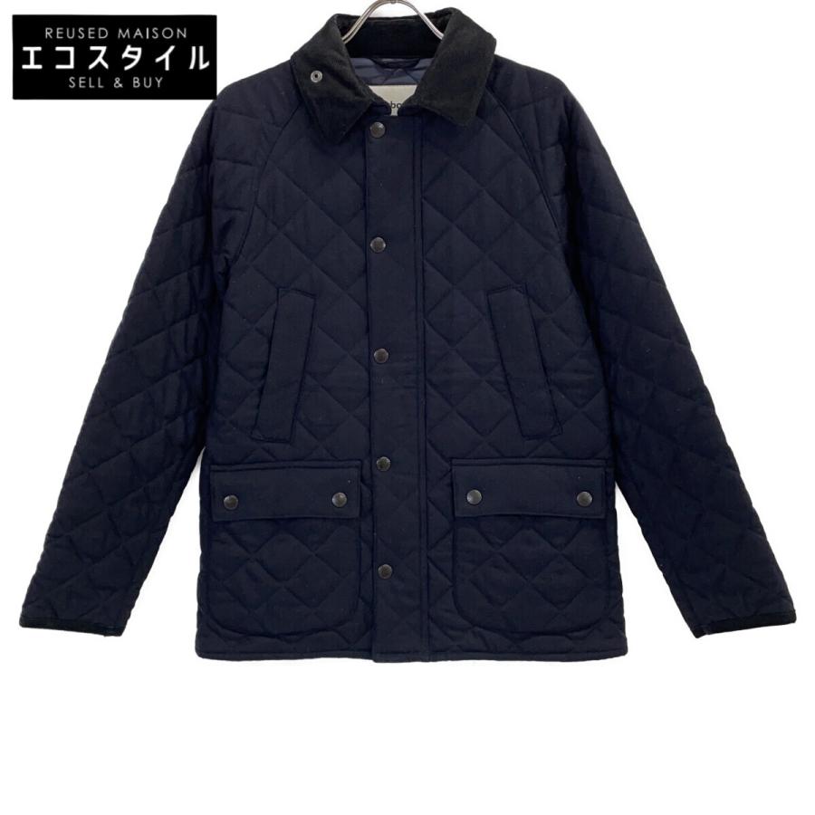 Barbour バブアー ×SHIPS 1802193 ダークネイビー ウール混 モダン 