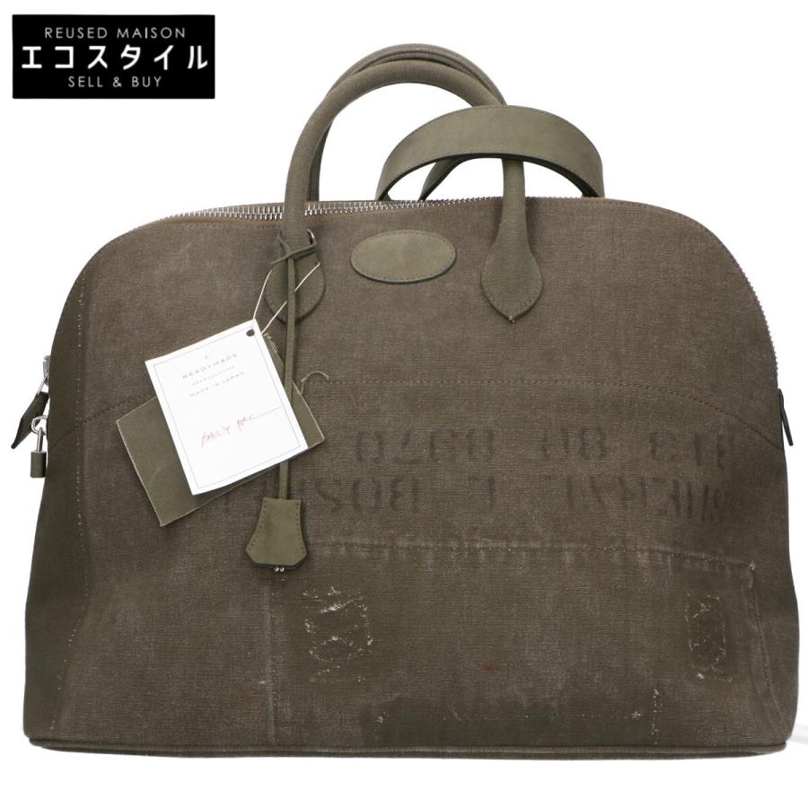 レディメイド・デイリー バッグ◇ヴィンテージ ダメージ加工 2WAY 美品 新品同様 READYMADE レディーメイド DAILYBAG/デイリーバッグ NO LOGO