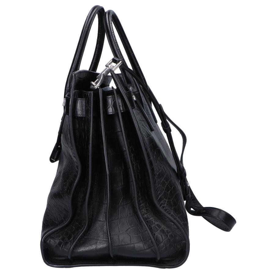 SAINT LAURENT PARIS サンローランパリ 478167 ブラック 型押し サック