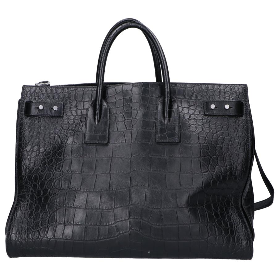 SAINT LAURENT PARIS サンローランパリ 478167 ブラック 型押し サック